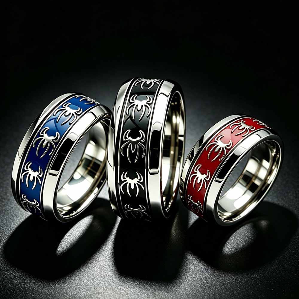 خاتم عنكبوت جديد بتصميم عتيق ع - مراجعة Initial Ring Custom وسعره