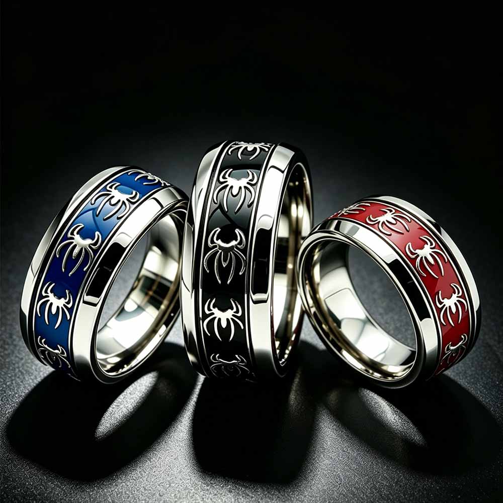 خاتم عنكبوت جديد بتصميم عتيق ع - مراجعة Initial Ring Custom وسعره