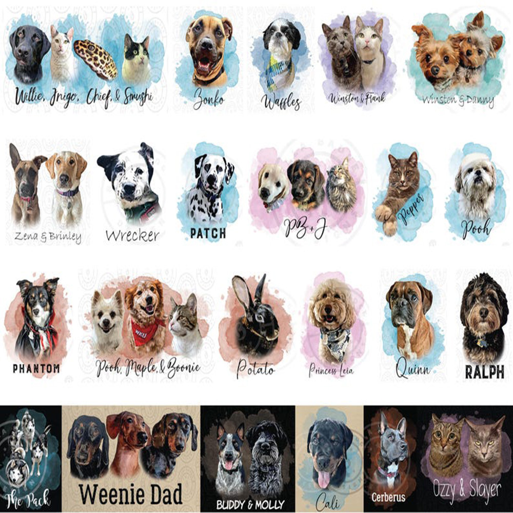 قميص مخصص بصورة الحيوانات الأل - مراجعة Pet Portrait Custom وسعره
