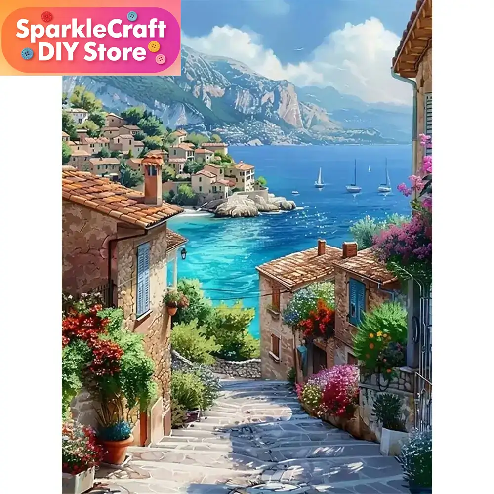 لوحة فسيفساء ماسية بدون إطار،  - مراجعة Photo Mosaic Print وسعره